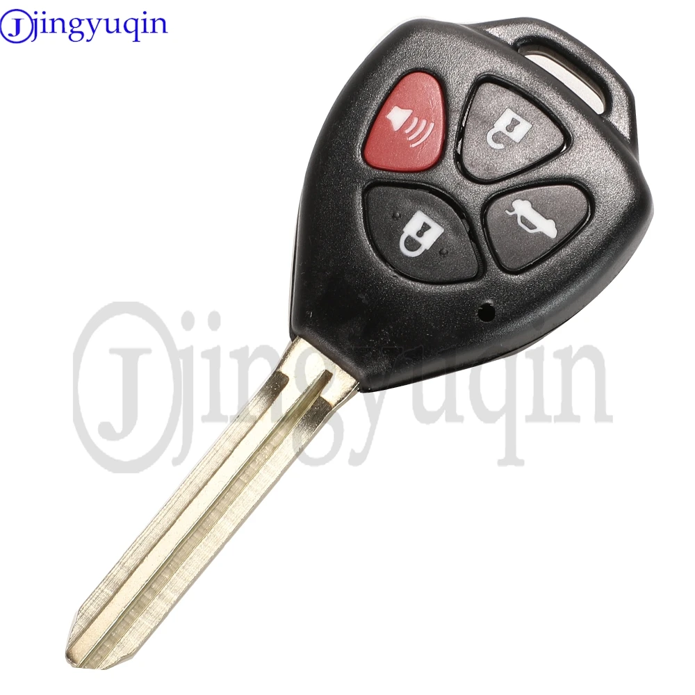 Jingyuqin 2/3/4-Tasten B41TA 433Mhz 4D67/G Chip Fernbedienung Autoschlüssel für Toyota Forruner Hilux Innova Corolla Innova Yaris 89070-52E61 – Detail 4