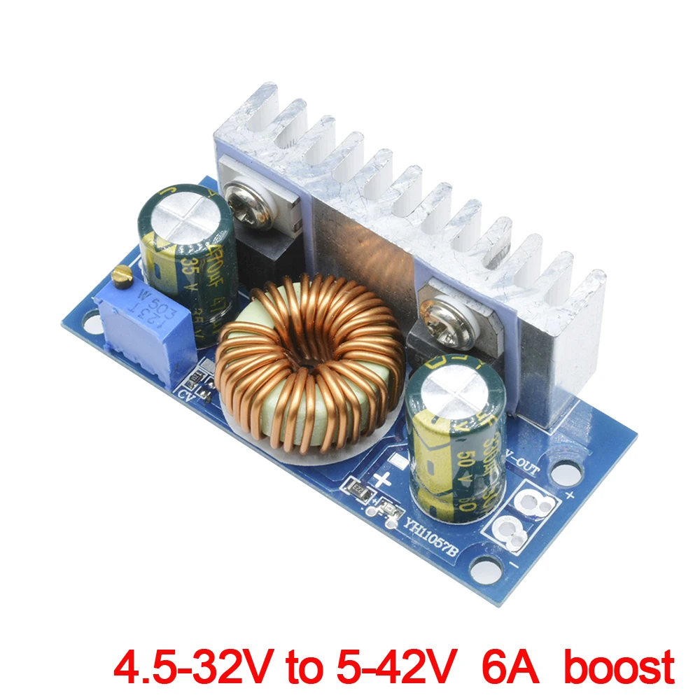 Gaqqee DC-DC Boost Converter Board 6A 8A Modulo di Alimentazione Regolabile Non isolato 5A MPPT Buck Modulo Caricabatteria Solare