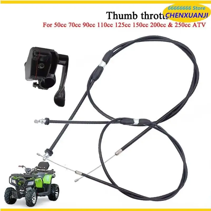 A03K-Motorcycle And ATV 50CC-250CC Throttle Thumb Controller With Comprehensive Cable Kit For Beach Car