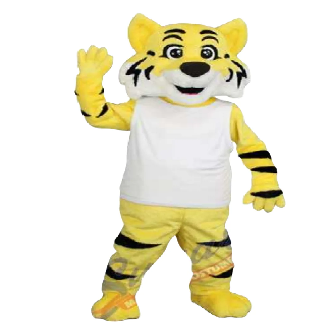 Wildkatze Maskottchen Kostüm Bobcat benutzerdefinierte Phantasie Kostüm Anime Cosplay Kit Maskottchen Thema Kostüm Karneval Kostüm B0782