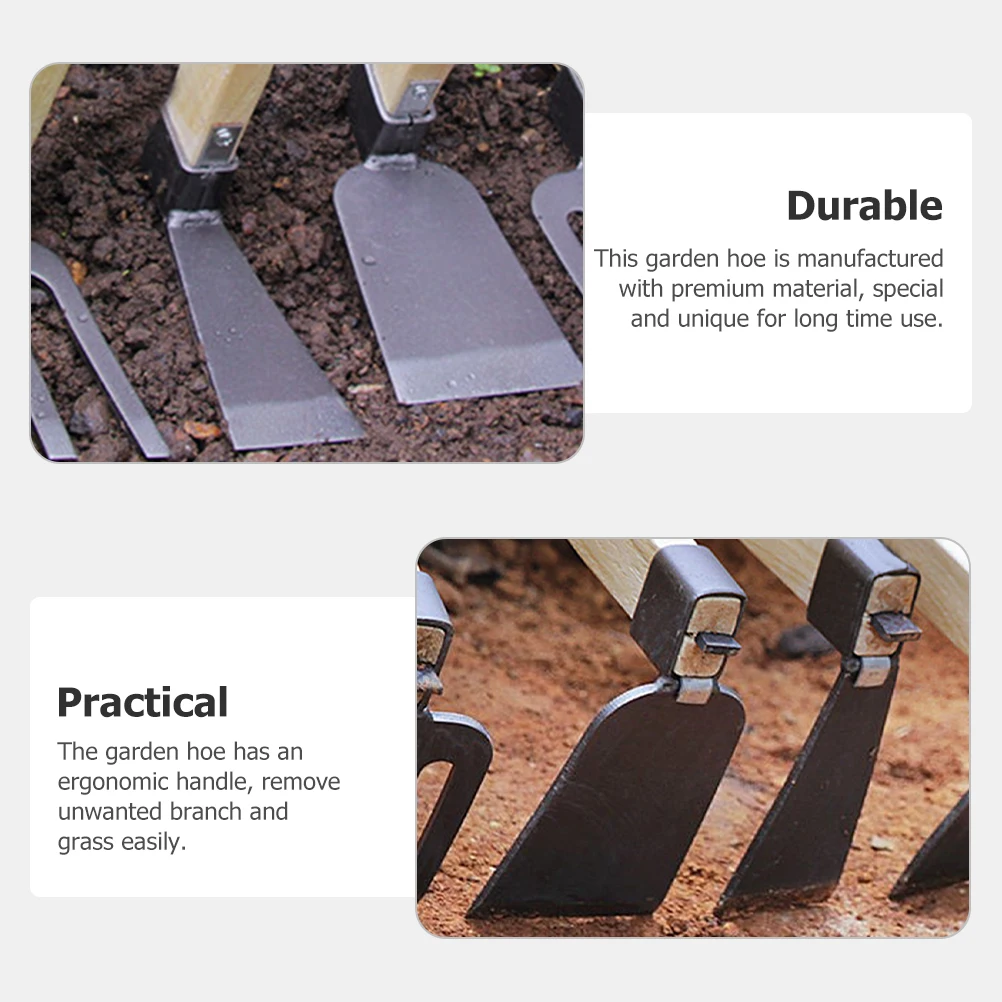 

Garden Hoe Small Farm Tool Steel H Ergonomic Design For Home Hiking Excavation Weeding Soil Loosening Aeration Transplanting