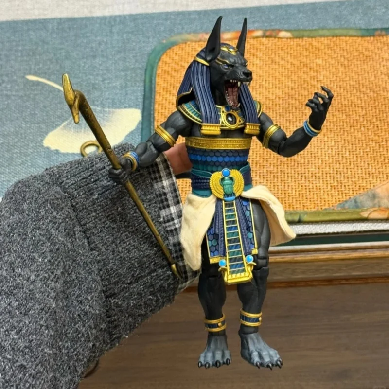 

Four Knights Anubis Phantom Guard 6 Models Fully Lifelike Action Anime Action Figures Charm Collectible Gift Series Ornaments