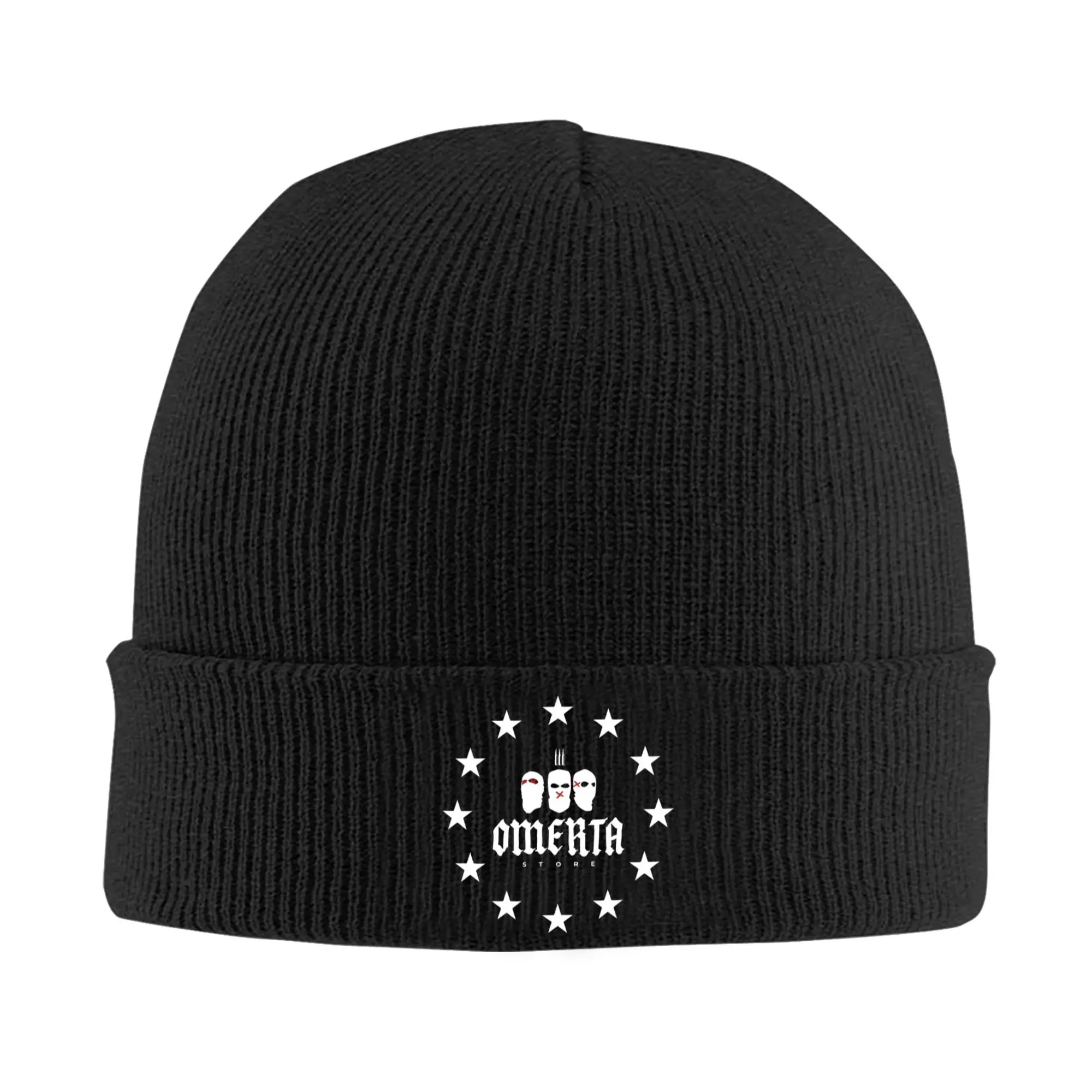 Omerta 47 Knit Hat Beanies Winter Hats Warm Acrylic  Street  Caps Men Women Gift