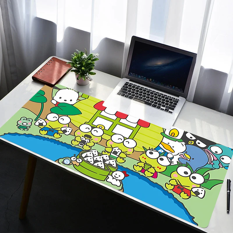 

Mouse Pad Laptop Non Slip Extended Desktop Mouse Mat PC Anime Keyboard Pad Gaming Accessories K-kero K-kero K-keroppi Mousepad