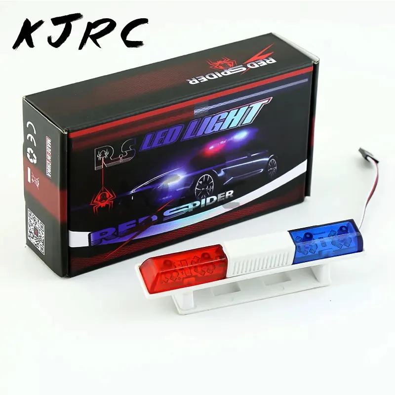 RC Car Alarming Light New RC Car Accessories Led Police Flash Light for 1/10 HSP Kyosho Tamiya Axial SCX10 D90  RC Car Parts