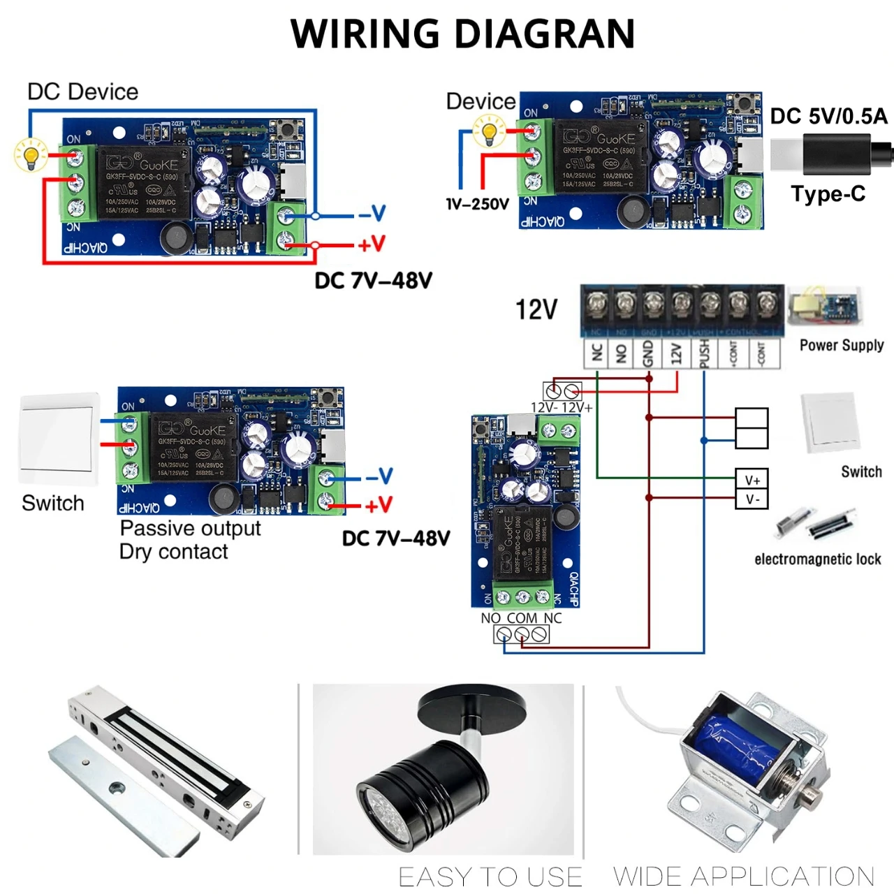 EWelink الذكية واي فاي التتابع مفتاح ذكي تيار مستمر 5 فولت 12 فولت 24 فولت 48 فولت لاسلكي للتحكم عن بعد 1 طريقة أليكسا جوجل المنزل التحكم الصوتي #5