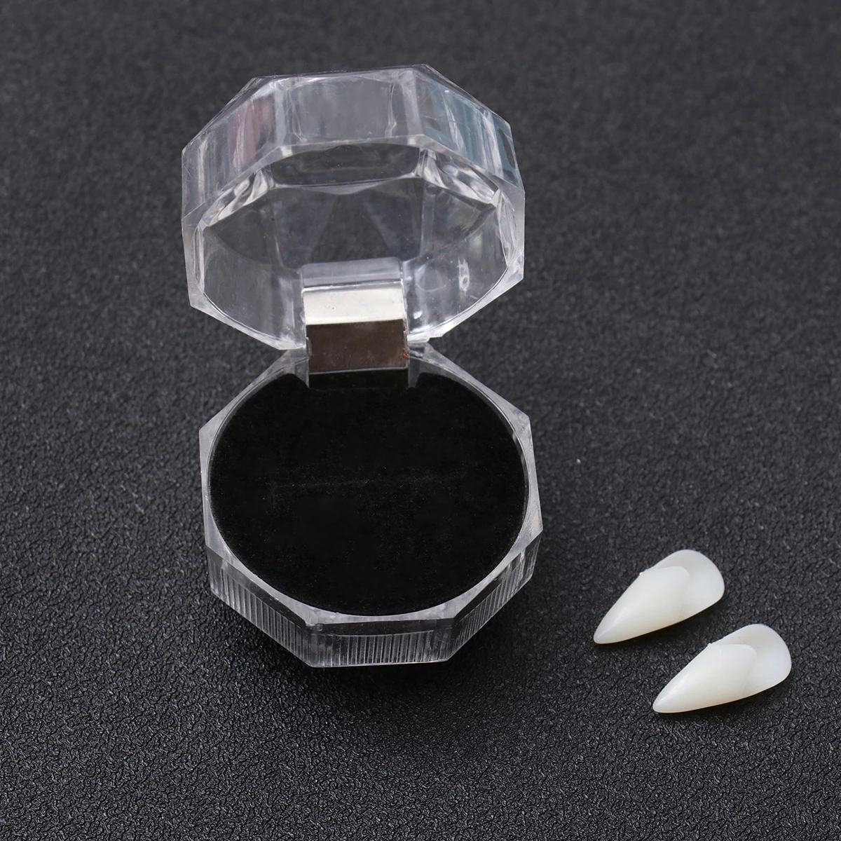 3 pares de adereços de colheita, dentes falsos, brinquedo de Halloween, itens inovadores, acessórios de fantasia de cosplay falsos