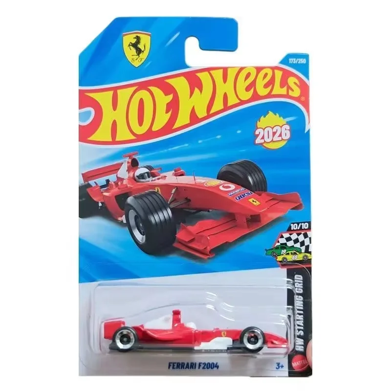 2026 Original Hot Wheels 2026-M Series F1 Ferrari F2004 Maserati Cadillac Porsche Carrera 1:64 Diecast Car Model Collector view 6