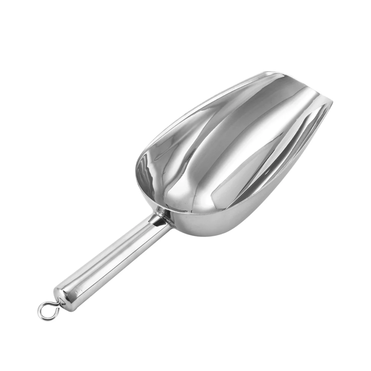 Stainless Steel Ice Scooper, Small Metal Food Candy Scoop for Kitchen Bar Party Wedding S