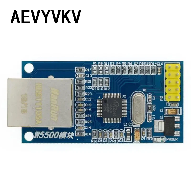 USR-ES1 W5500 Ethernet Network Module Hardware SPI to LAN/ Ethernet TCP / IP 51 / STM32 Microcontroller Program Over W5100