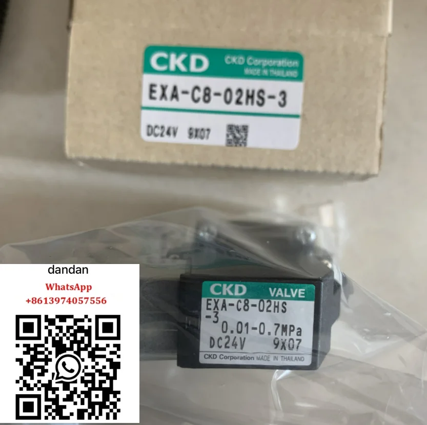 Original CKD solenoid valve EXA-C8-02AS-3 replacement model EXA-C8-02HS-3 DC24V