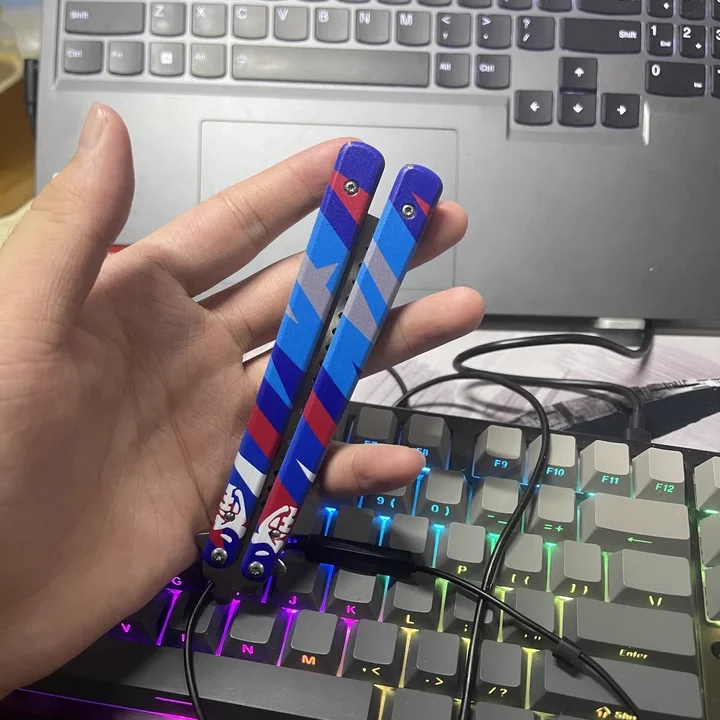 Valorant เกมอาวุธหวีผีเสื้อ GO Vol 2 Melee โลหะวัสดุ SAMURAI SWORD รุ่นมีดผีเสื้อของขวัญของเล่นเด็ก