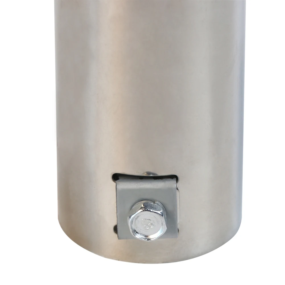 High Quality Car Auto Vehicle Chrome Exhaust Pipe Tip Muffler Steel Stainless Trim Tail Tube Silencer Dropshipping