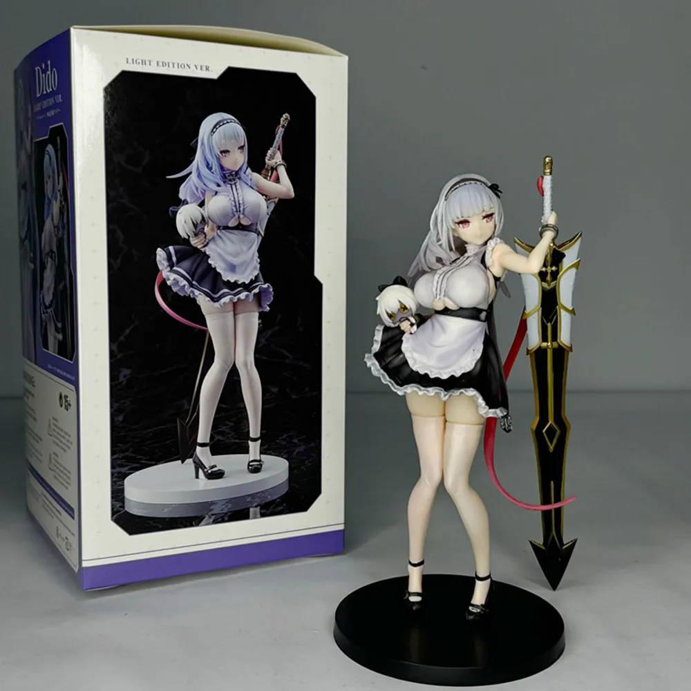 Azur Lane Figura Anime, Dido Armadura Pesada, Ver Amassar Estatueta Menina, PVC Game Action Model, Coleção Decoração Estátua, Brinquedo Boneca Presente, 22cm