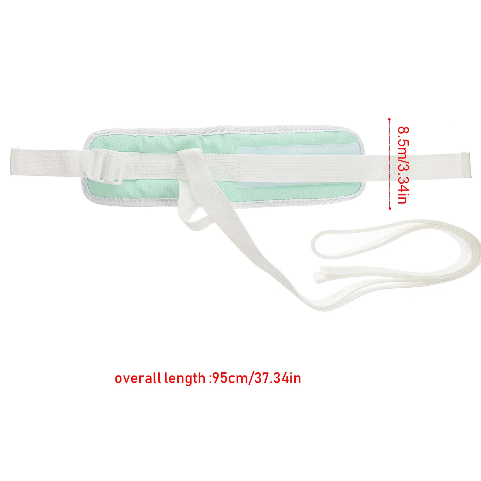 2Pcs Wrist Restraint Strap Limb Fixation Band Adjustable Patient Protector Bed Safety Strap Hospital Use Fall Prevention