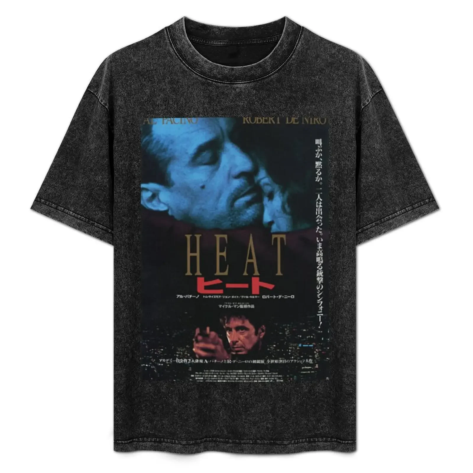 

Heat Movie Japanese T-Shirt oversized graphic tee cute clothes vintage anime shirt heavy weight t shirts for men