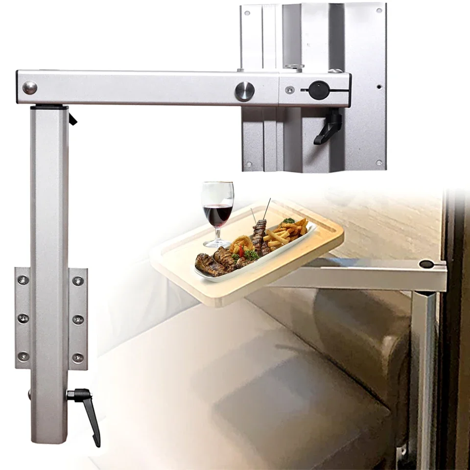 2024 Latest RV Table Leg Design High Quality Aluminum Alloy Wall-Folding 360° Rotating For RVs And Truck Campers