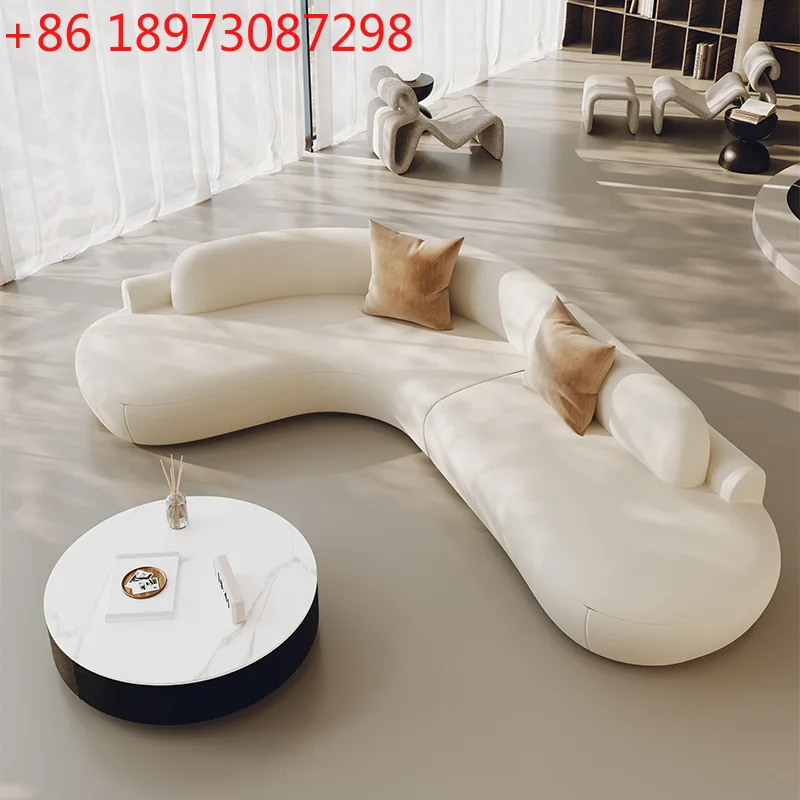 

Новый L-образный угловой диван, легкий роскошный высококачественный изогнутый диван для приема в салоне красоты