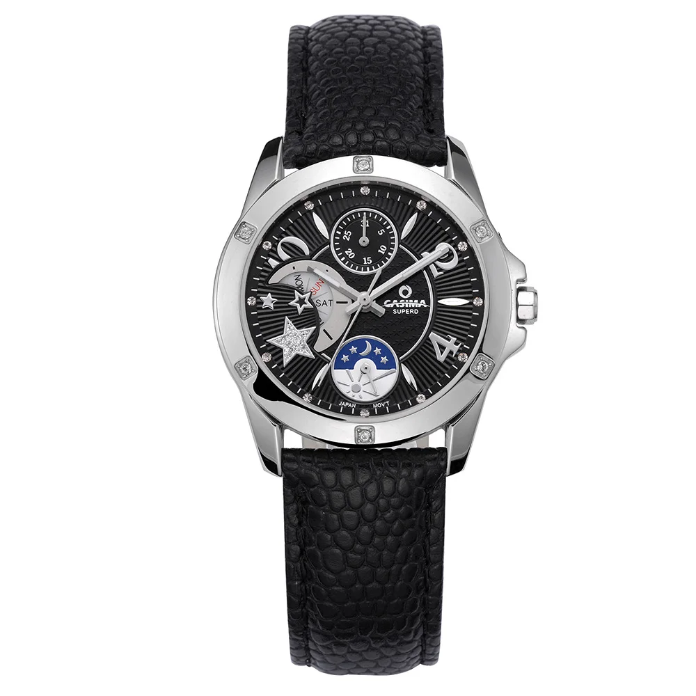 CASIMA Women's Wristwatch, Quartz Movement, Simple Trend  Fashionable, Waterproof, Luminous, Model SP-2805-1006