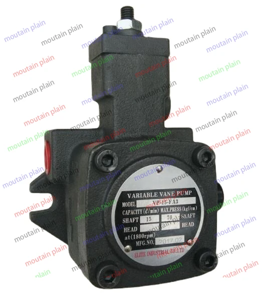 Low Pressure Variable Vane Pump VP-08-FA3 VP-12-FA3 VP-15-FA3 VP-20-FA3 Pressure:4~7.0Mpa ELITE Hydraulic Vane Pump