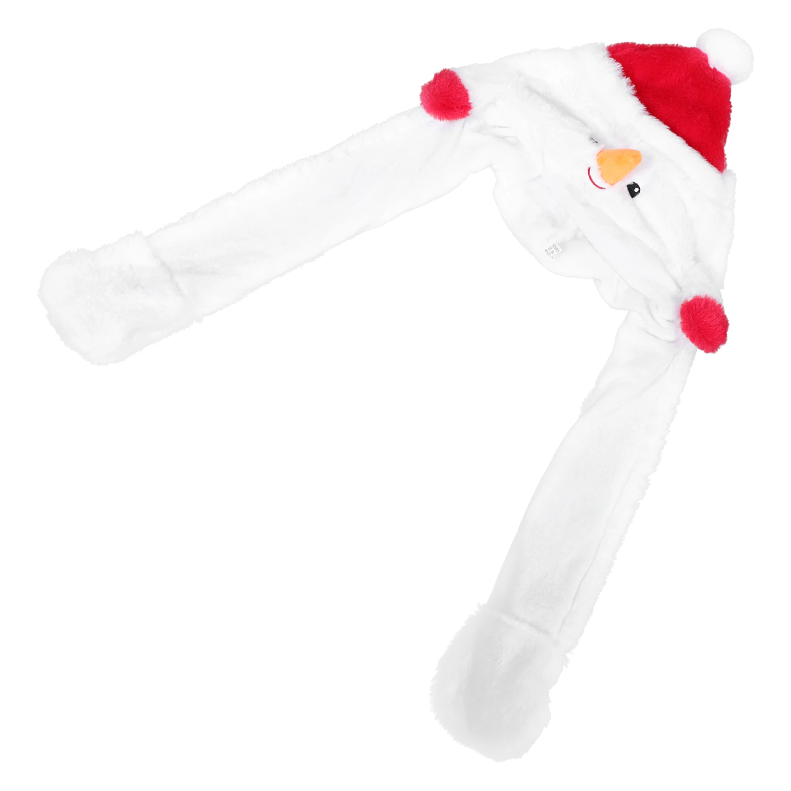 

1pc Bunny Hat Decorative Snowman Santa Caps Glowing White Novelty Hats Christmas Party Supplies Kids Fun Xmas Gifts