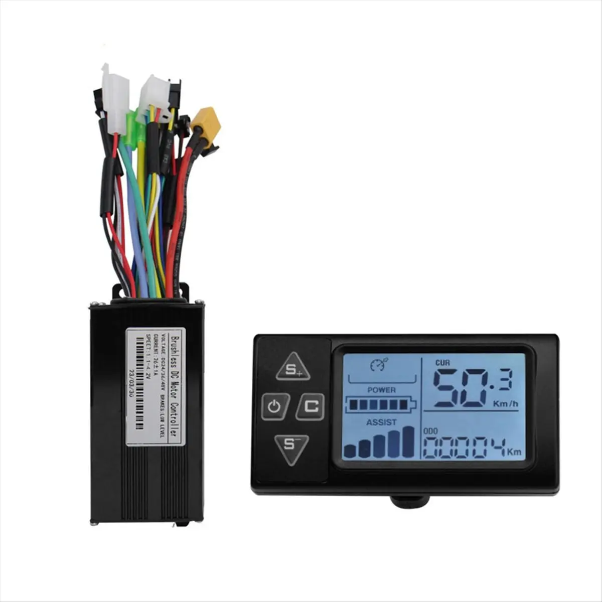 

36V 48V 26A 500W 750W Brushless Motor Drive Controller S861 Color LCD Kit for Electric Mountain Bike Scooter Repair [T34-2026]