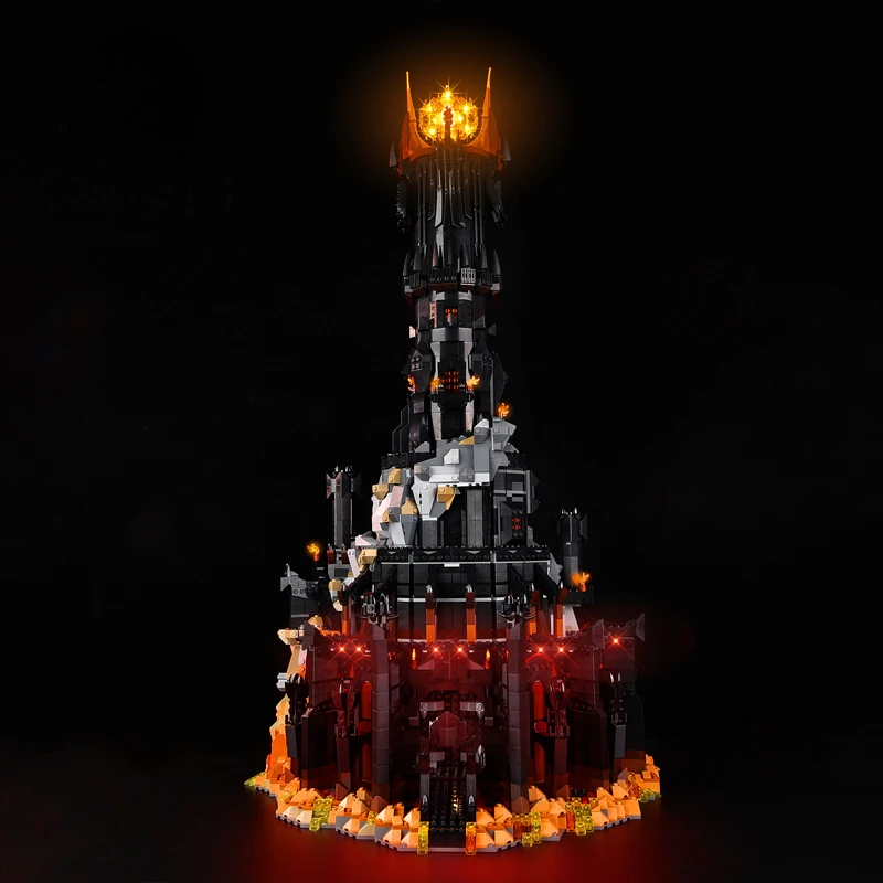 No Model Led Light Kit for The Lord of the Rings: Barad-dûr 10333