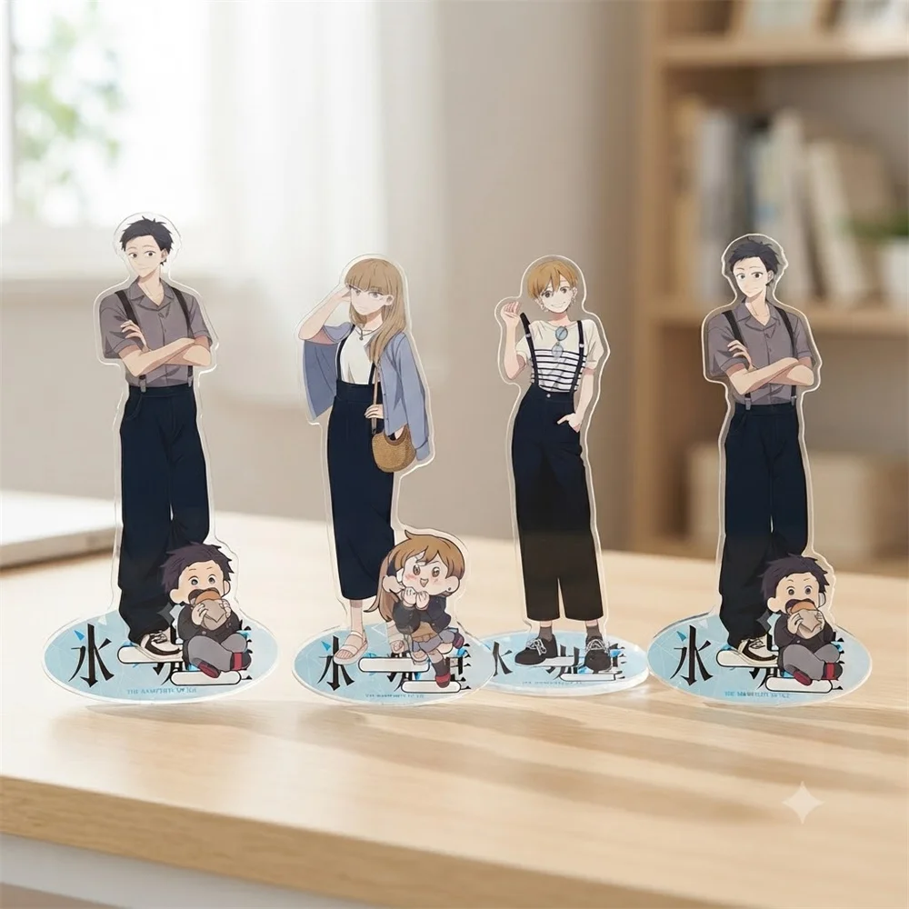 15CM Hot Anime The Ramparts of Ice Acrylic Keychain Stand Model Cosplay Characters Ornament Accessories Goods Christmas Gifts