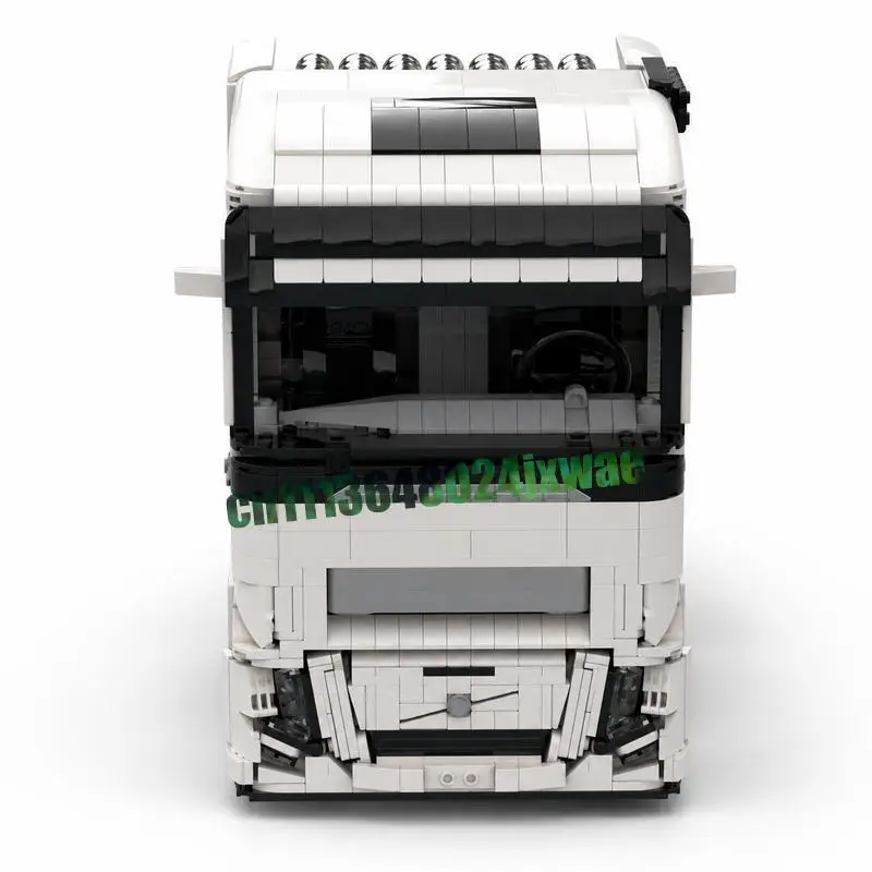 3137PCS Heavy Duty Tractor Head Technical MOC Model Standard Size Building Blocks DIY Truck Collection Educational Holiday Gift