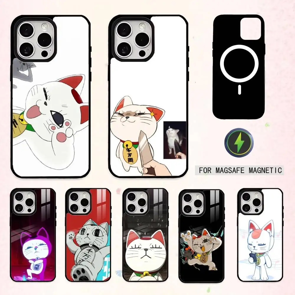 

T-Turbo C-Cat G-Granny Funny Phone Case For iPhone17,16,15,14,13,12,11 Plus,Pro Max Magnetic For Magsafe Wireless Charging