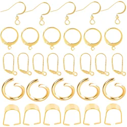 10pcs/100pcs Gold Plated Jump Rings Lobster Clasps hooks Clip Clasps Earring Wires Clasps Hooks Stainless Steel Jewelry Findings