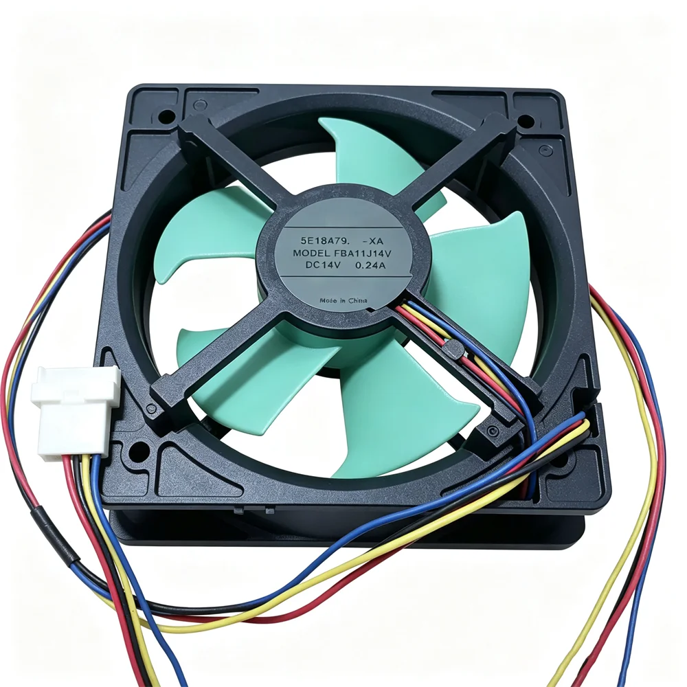 FBA11J14V 14V DC Brushless Cooling Fan 110x110x38mm 0.24A Axial Fan for Refrigerator Server Power Supply