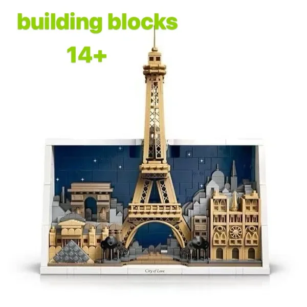

Новый набор строительных блоков 2026 года: модель Парижа (21064) – креативный конструктор, подарок для мальчиков и девочек