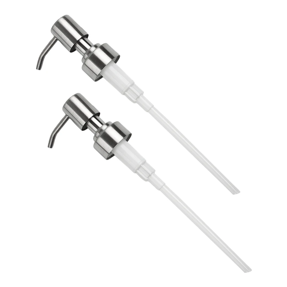 Stainless Steel Pump Head Head Nozzles Liquid Soap Soap Pump Spare Parts Brushed Dispenser Replacement Brand New