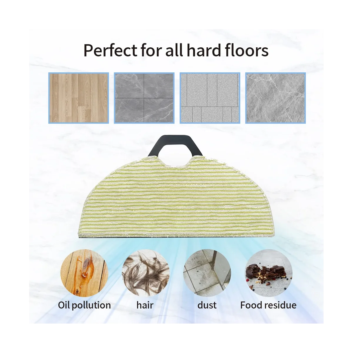 Replacement Pads for RV2610WA RV2620WA RV2410WD AV2610WA AI Ultra 2-In-1 Robot Vacuum