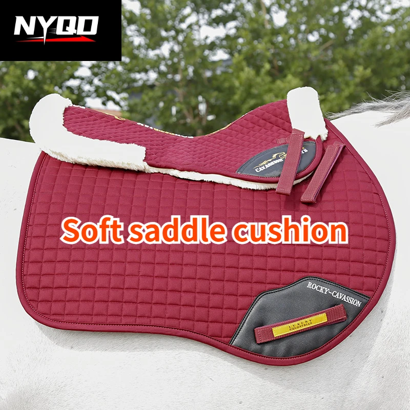 Fluffy and Thick Fluffy Shock-absorbing Balance Pad for Equestrian Riding Saddle Delicate and Soft Riding Gear