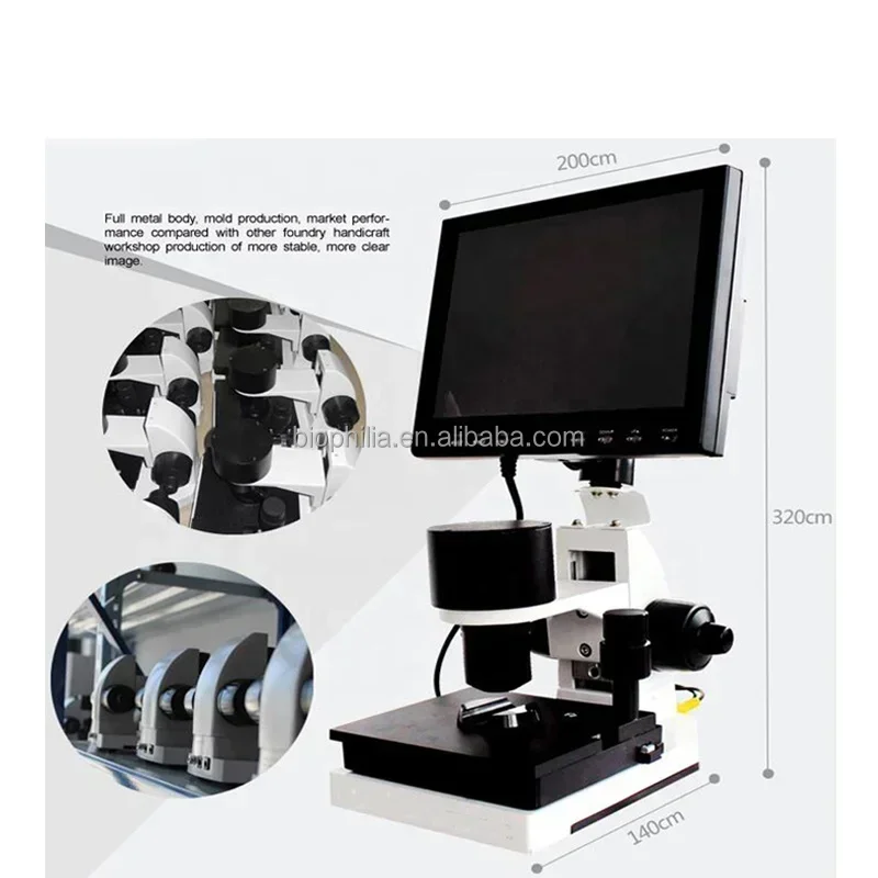 Microcirculation LCD Magnification Microscope Machine Blood Analysis