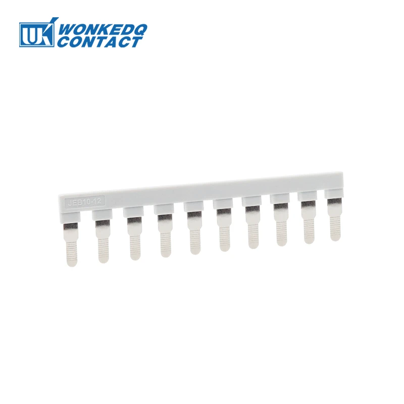 1Pc EB 10-12 Insertion Bridge UK UIK 16 DIN Rail Terminal Block Electrical EB10-12 Plug-in Insert Connector Wire Jumper Bar