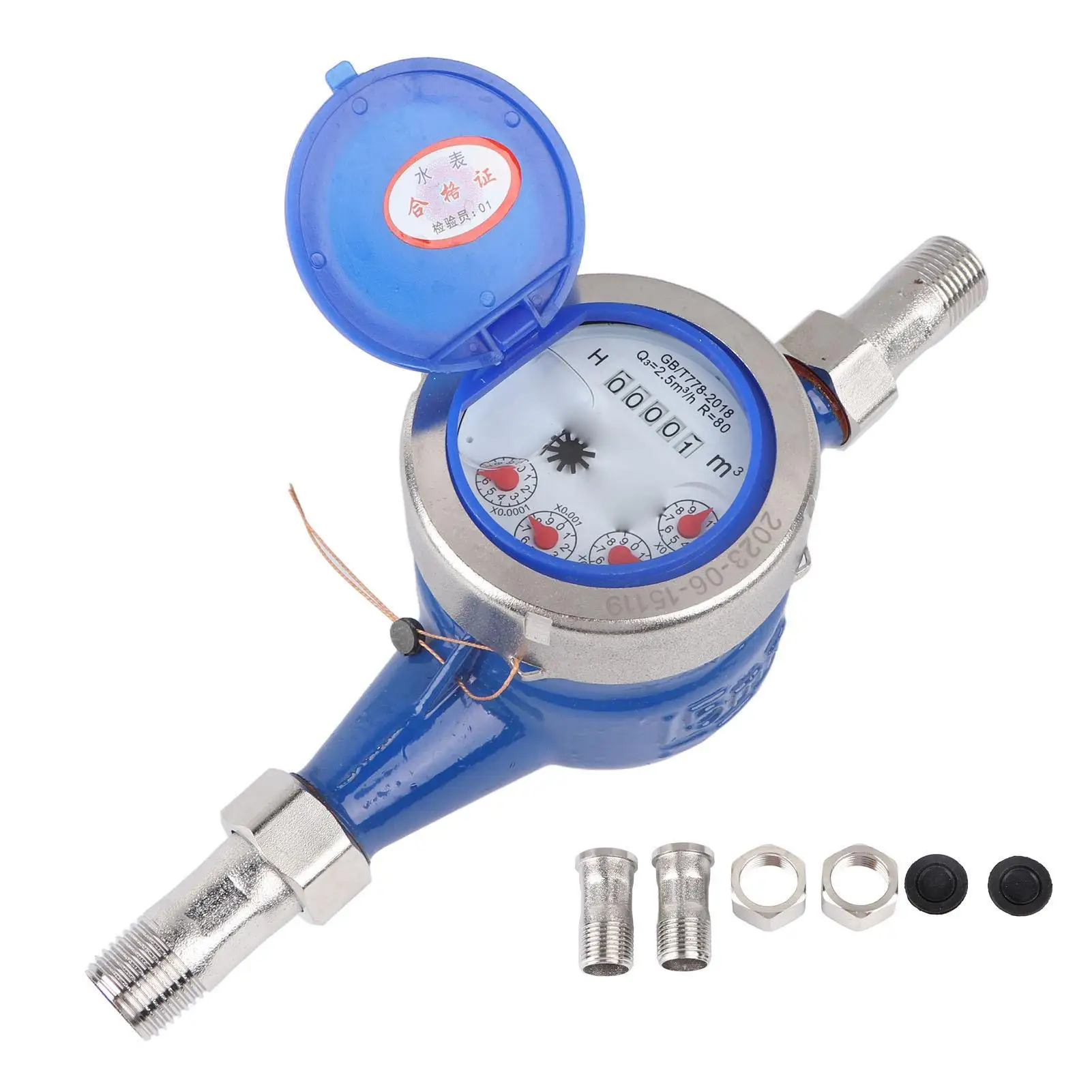 

Corrosion-Resistant DN15 Water Meter - Easy Install, Long Life, 1MP Pressure, Stainless Steel for Industrial Use