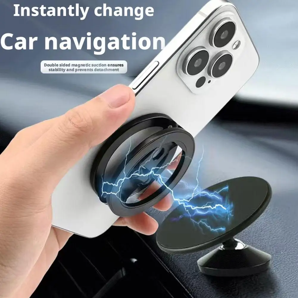 

Складная подставка, двусторонний магнитный держатель для телефона, портативный складной кронштейн для Xiaomi 16 17, аксессуары для телефонов P9U1