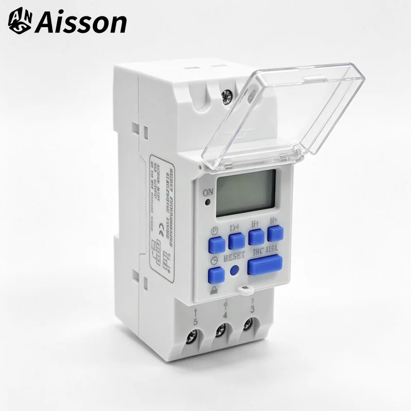 THC15A LCD Digital Time Switch Programmable Weekly Timer Relay Electronic Time Controller 12V 24V 48V AC 110V 220V