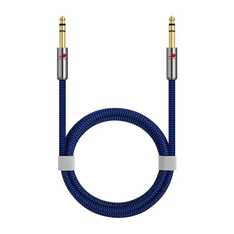 1/4 Inch TRS 6.35mm Male to Male Stereo Audio Cable for Amplifier Mixer Instrument Guitar Basses Interconnect Shielded Cords