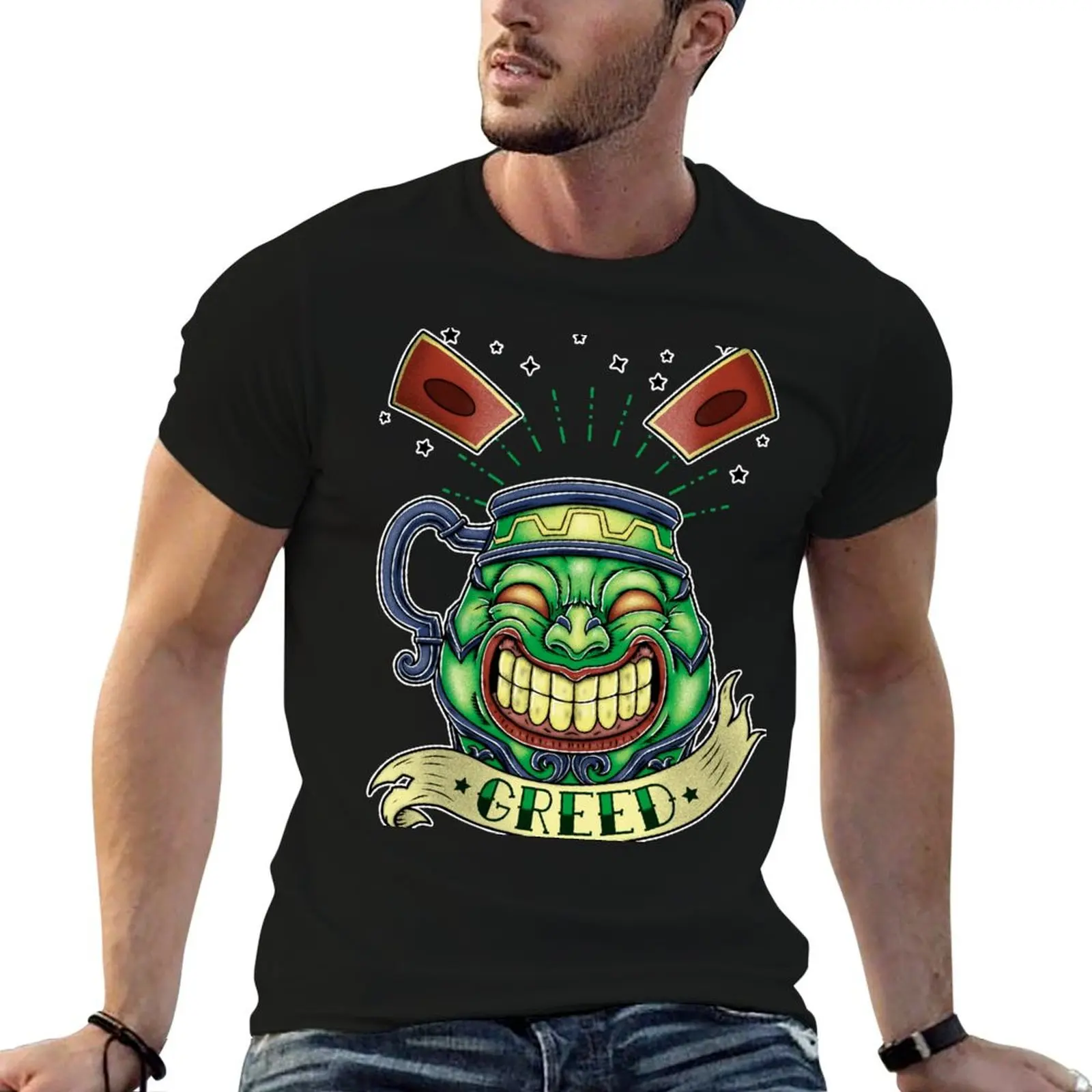 GREED POT T-ShirtT-Shirt shirts graphic tees graphic t shirt vintage custom shirt oversized graphic tee mens t shirt