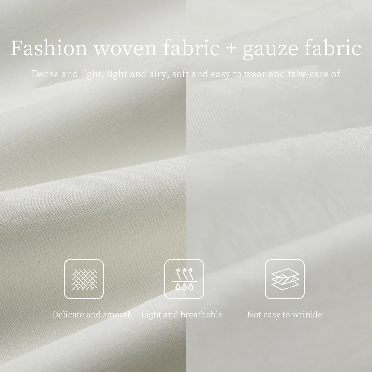 OLrain été femmes robe 2025 blanc Midi lâche dames Patchwork gaze élégant manches bouffantes Slash cou femme robes O57XL99132