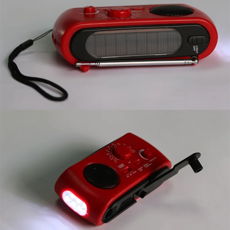 緊急-am-fm-ラジオ-ソーラー-手回し-バッテリー駆動、懐中電灯付き-sos-アラーム充電器、アウトドア-サバイバル-キャンプ-ストーム用