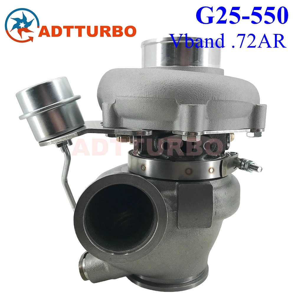 

G25-550 G-SERIES G25 550 Ceramic Dual Ball Bearing Turbo Performance Turbine 300-550HP 1.4L-3.0L 877895-5003S 0.72AR Dual V-Band