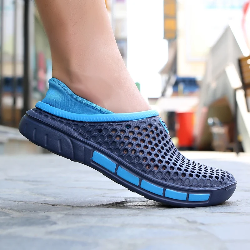 Sommerliche Schaumstoff-Clogs für Herren, leichte Freizeitschuhe für Outdoor, Garten und Zuhause_voghion.com