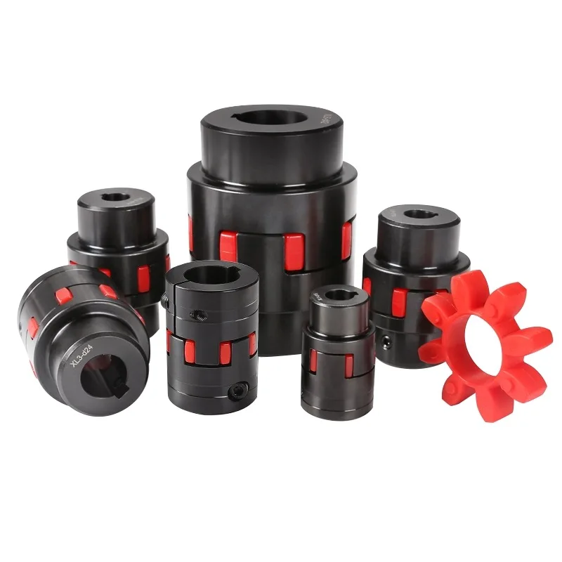1PC XL0 D30L50 8/10/12/12.7/14/16mm CNC Motor ballscrew 3Jaw spider plum steel Shaft Coupel Shaft Coupler Flexible Coupling
