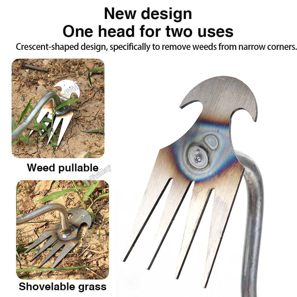 Imagem -04 - Multifuncional Weeding Artifact Uenraizamento Ferramenta de Remoção pá Puxando Ervas Enxadas Ancinhos Agrícolas Ferramentas de Jardinagem Novo