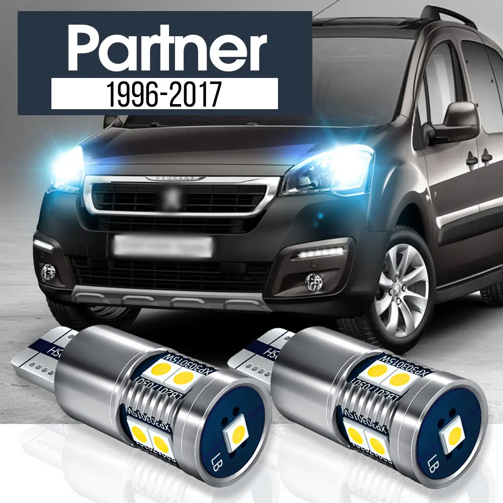 

2pcs LED Parking Light Clearance Lamp Accessories Canbus For Peugeot Partner 1996-2017 2007 2008 2009 2010 2011 2012 2013 2014